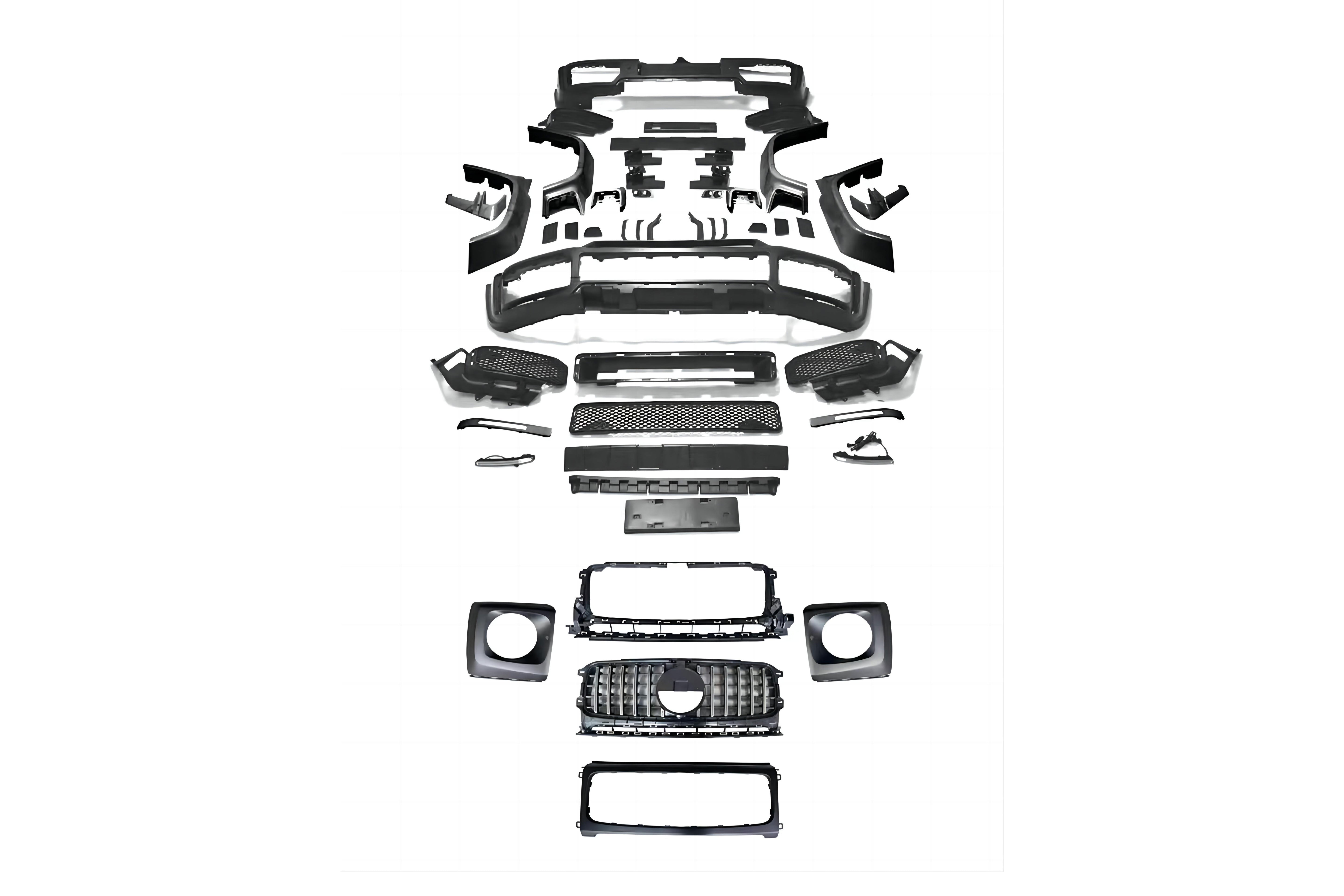 Body Kit for Mercedes Benz G Class W463a W464 G63 2019-2024 Upgrade 2025 W465 AMG G63 / BRABUS / B800 / Rocket B900 Style Auto Body Kit Front & Rear Bumper LED Headlight