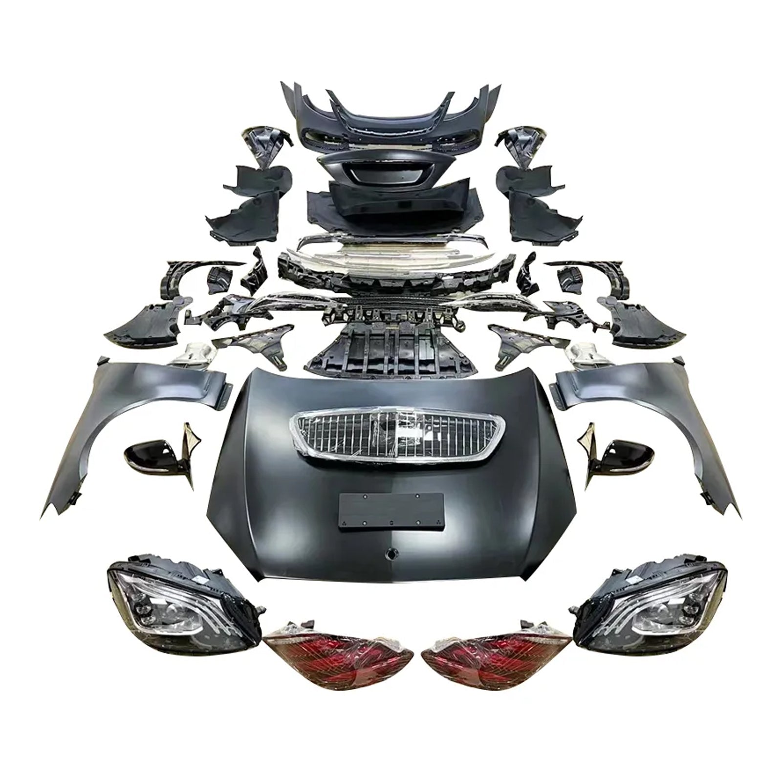 For Mercedes Benz S Class W221 (2006-2013) Upgrade W221/W222/W223 S63 S45 S450 MStyle Body Kit