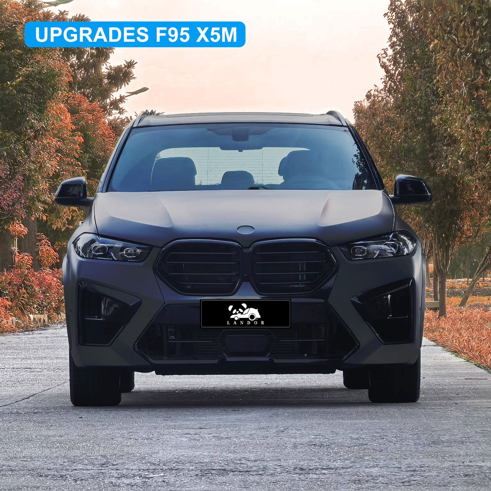 Body Kit for BMW X5 F15 2014-2018 Upgrade to 2026 G05 X5M Style Auto Body Kit Front & Rear Bumper LED Headlight