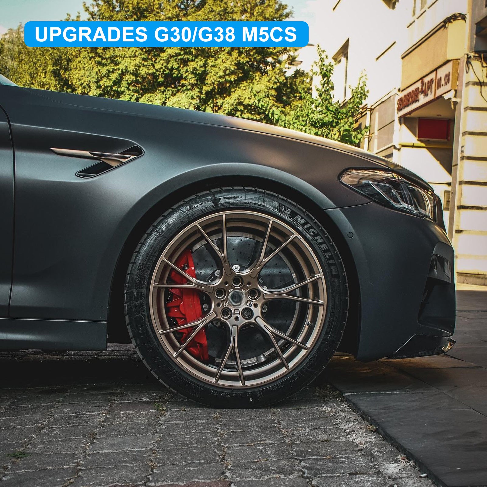 F18 2011-2017 Upgrade 20Body Kit for BMW 5 series F10 23 G30 G38 M-tech/M5/M5CS Style Auto Body Kit Front & Rear Bumper LED Headlight