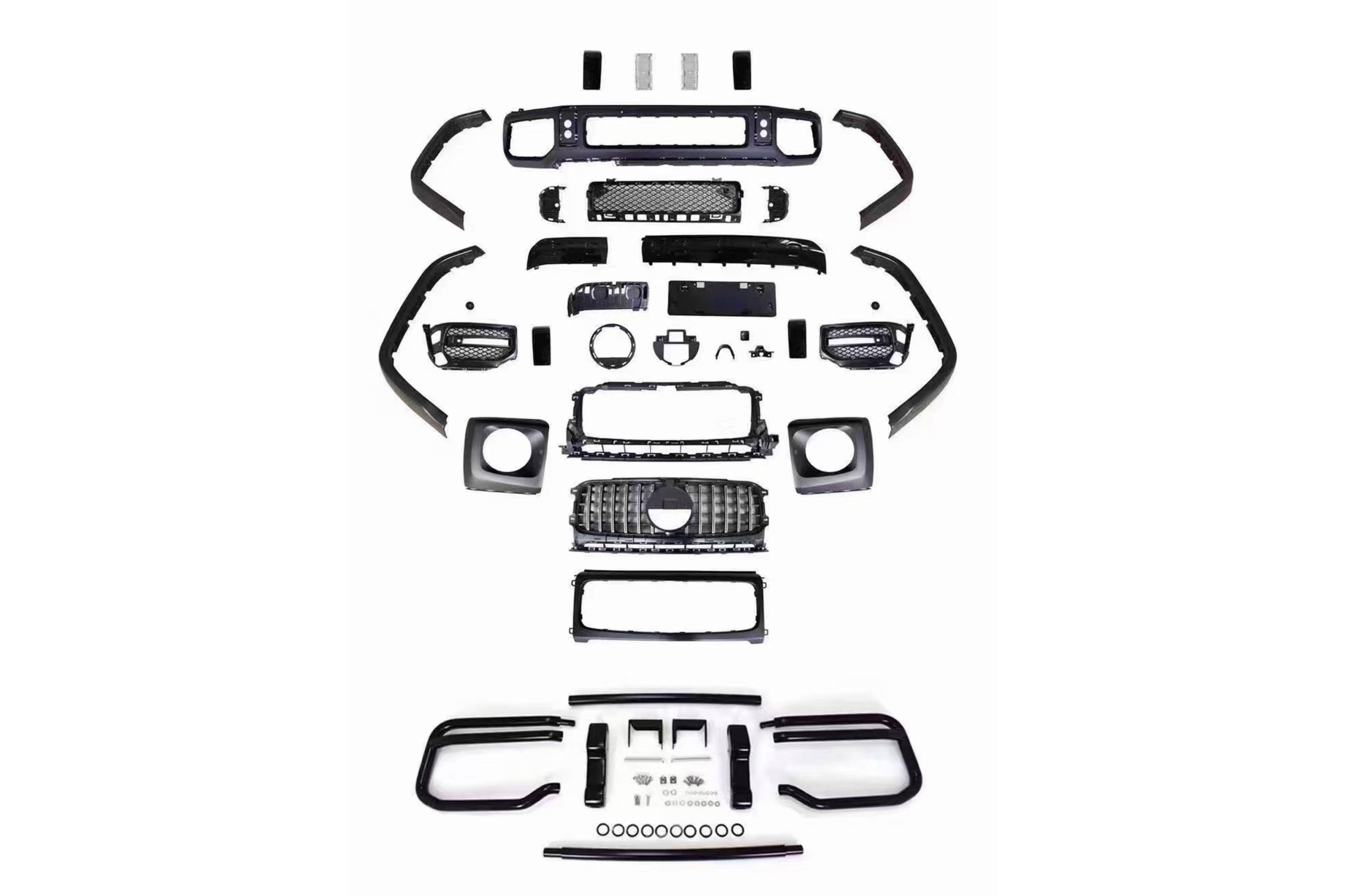 Body Kit for Mercedes Benz G Class W463a W464 G63 2019-2024 Upgrade 2025 W465 AMG G63 / BRABUS / B800 / Rocket B900 Style Auto Body Kit Front & Rear Bumper LED Headlight