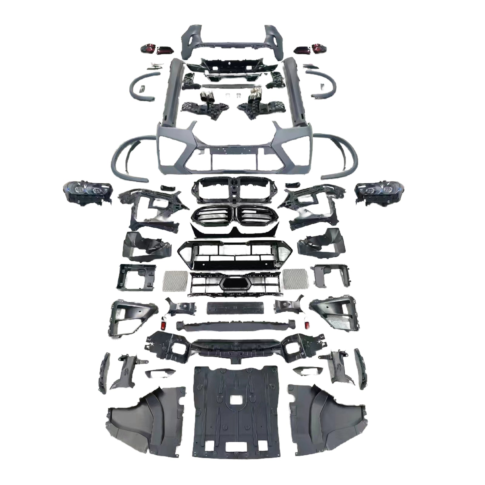 Body Kit for BMW X5 G05 2019-2023 Upgrade to G05 2026 X5M Style Auto Body Kit Front & Rear Bumper LED Headlight