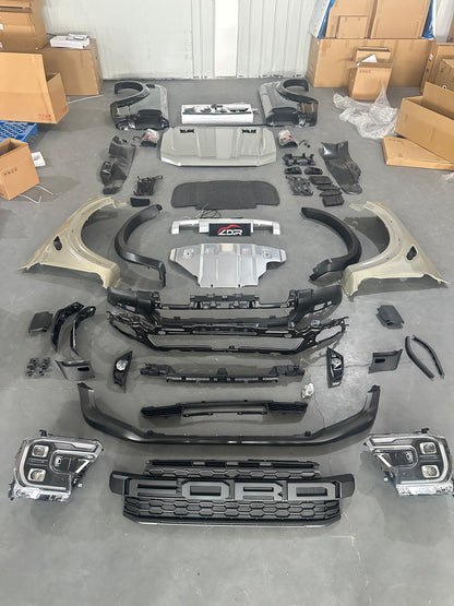 Bodykit for Ranger 2012-2021 2022+ T6 T7 T8 upgrade to 19 style F150 Raptor 21 style F150 Raptor 25 F150 RaptorT9 Raptor