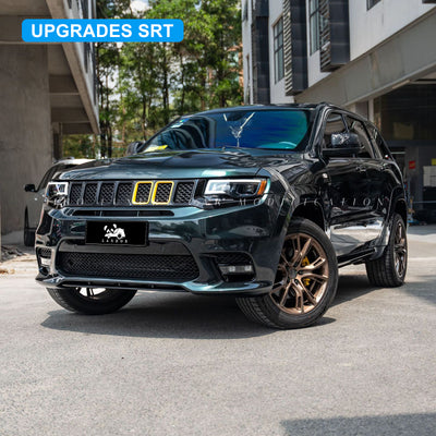 For Jeep Grand Cherokee 2011-2023 Upgrade to SRT-8 Body Kit with OEM Quality LED Headlight Bumper Grill Car Accessories Hood Wide Body kit