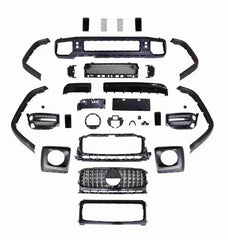 Body Kit for Mercedes Benz G Class W463a W464 G63 2019-2024 Upgrade 2025 W465 AMG G63 / BRABUS / B800 / Rocket B900 Style Auto Body Kit Front & Rear Bumper LED Headlight