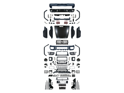 Body kit for Mercedes Benz G Class W463 2002-2018 Upgrade W464 W465 BRABUS/G63 Auto Body Kit Front & Rear Bumper LED Headlight