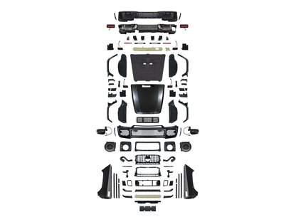 Body kit for Mercedes Benz G Class W463 2002-2018 Upgrade W464 W465 BRABUS/G63 Auto Body Kit Front & Rear Bumper LED Headlight