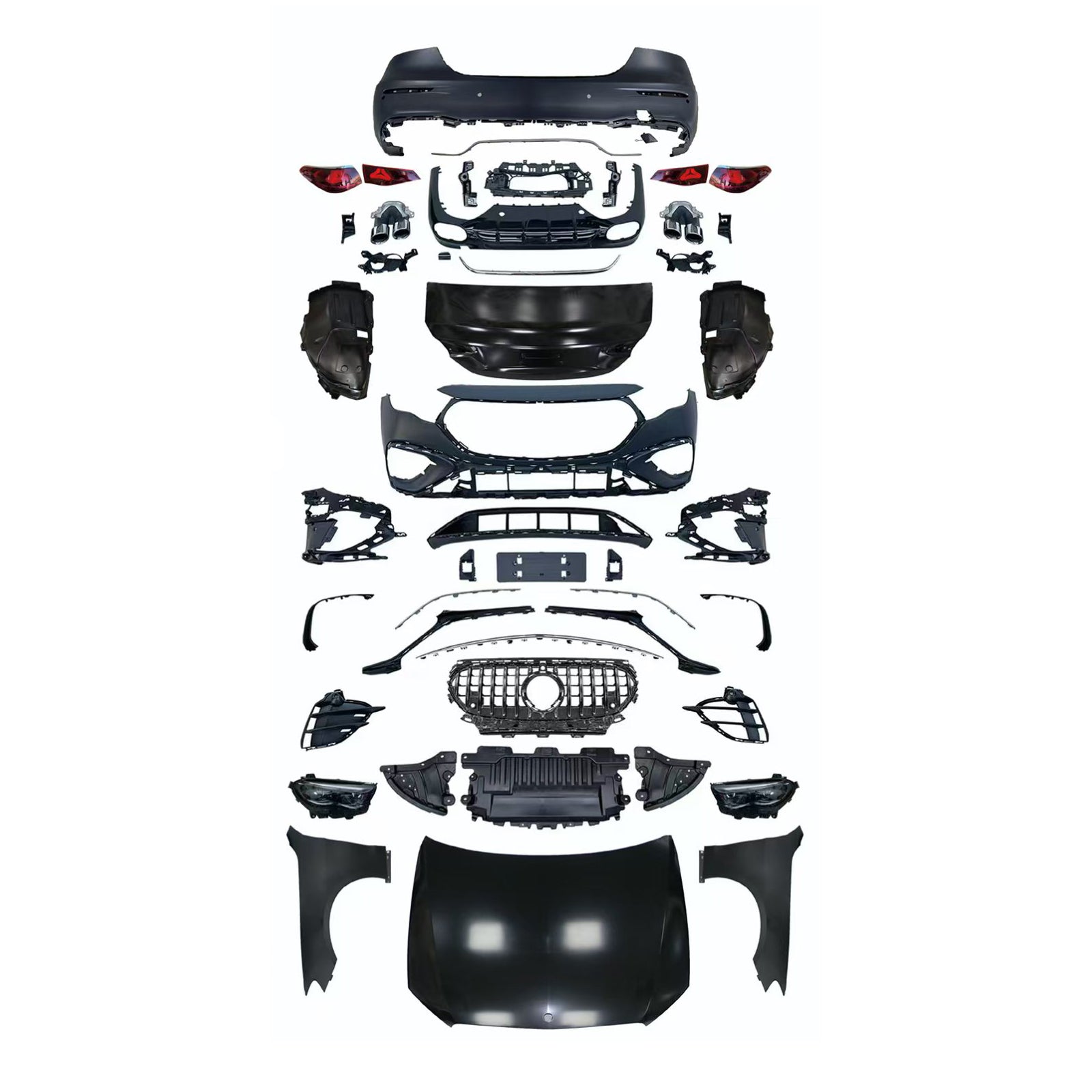 For Mercedes Benz E Class W213 (2016-2023) Upgrade W214 E53/E63/Exclusive/M-Style Body Kit