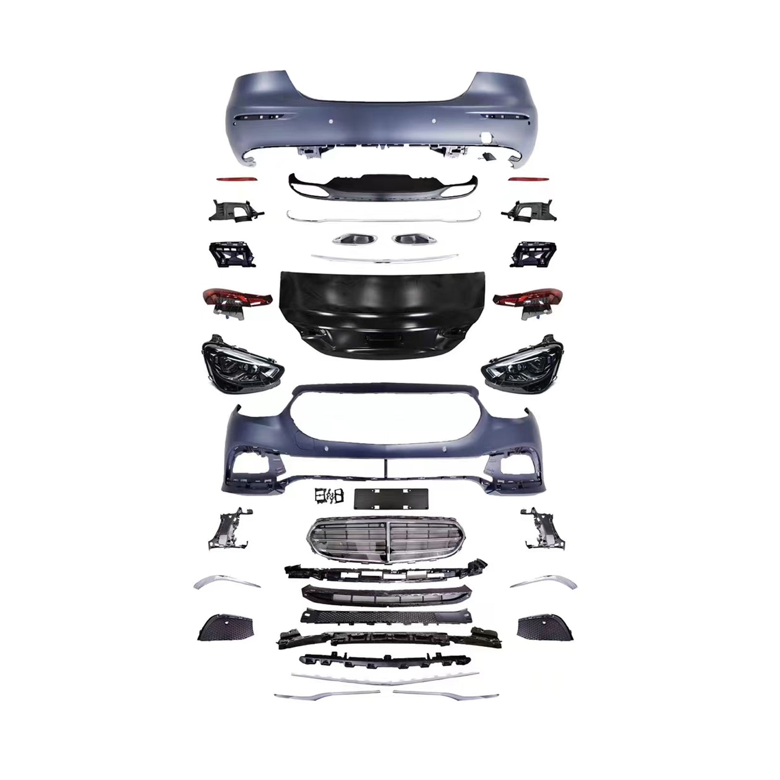 For Mercedes Benz E Class W213 (2016-2023) Upgrade W214 E53/E63/Exclusive/M-Style Body Kit
