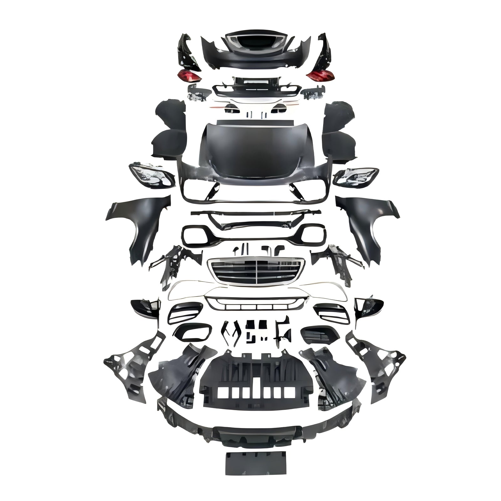 For Mercedes Benz S Class W221 (2006-2013) Upgrade W221/W222/W223 S63 S45 S450 MStyle Body Kit