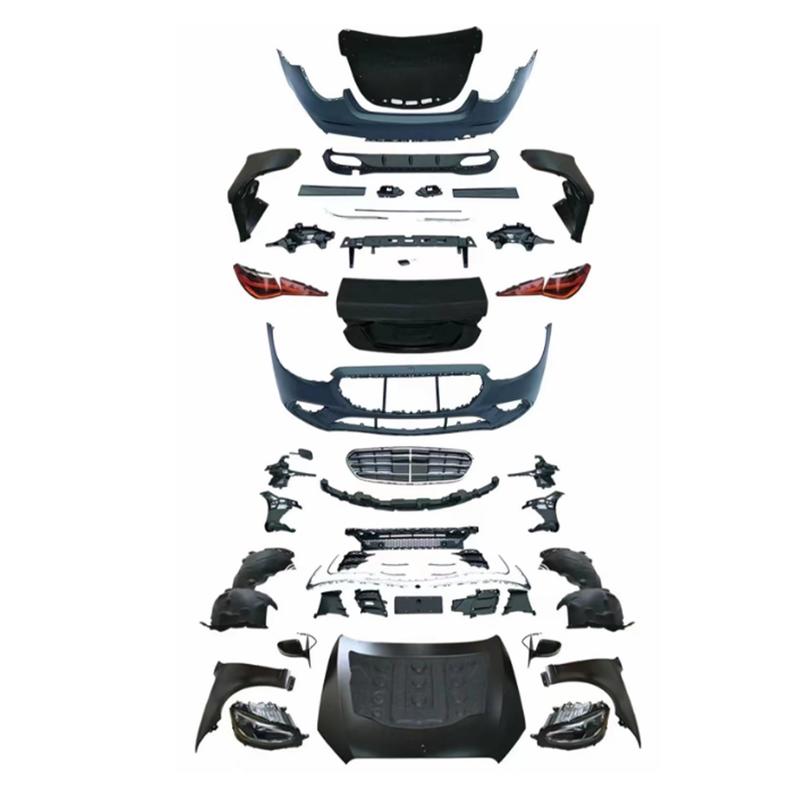 For Mercedes Benz S Class W221 (2006-2013) Upgrade W221/W222/W223 S63 S45 S450 MStyle Body Kit