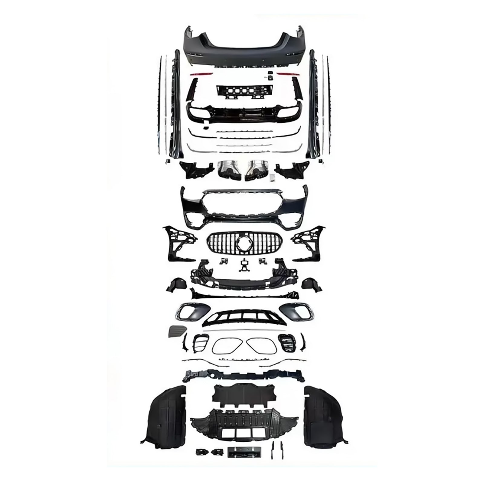 For Mercedes Benz S Class W223 (2021+) Upgrade W223 S63/B-Style/M-Style Body Kit