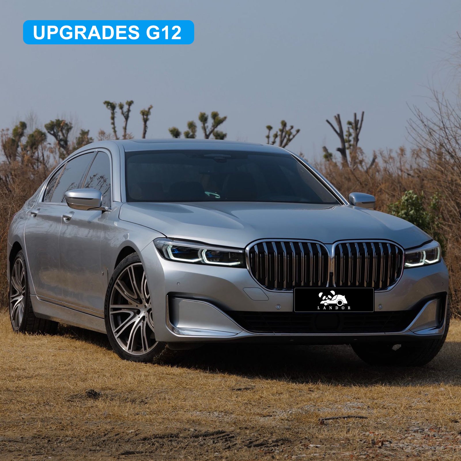 Body Kit for BMW 7 series F02 2009-2015 Upgrade to G12/G70 Style Auto Body Kit Front & Rear Bumper LED Headlight