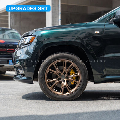 For Jeep Grand Cherokee 2011-2023 Upgrade to SRT-8 Body Kit with OEM Quality LED Headlight Bumper Grill Car Accessories Hood Wide Body kit