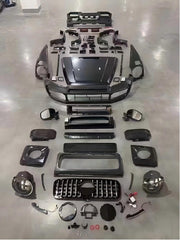 Body kit for Mercedes Benz G Class W463 2002-2018 Upgrade W464 W465 BRABUS/G63 Auto Body Kit Front & Rear Bumper LED Headlight