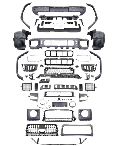 Body Kit for Mercedes Benz G Class W463a W464 G63 2019-2024 Upgrade 2025 W465 AMG G63 / BRABUS / B800 / Rocket B900 Style Auto Body Kit Front & Rear Bumper LED Headlight