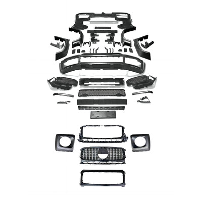 Body Kit for Mercedes Benz G Class W463a W464 2019-2024 Upgrade 2025 W465 AMG G63 / B Style / B800 / Rocket B900 Style Auto Body Kit Front & Rear Bumper LED Headlight