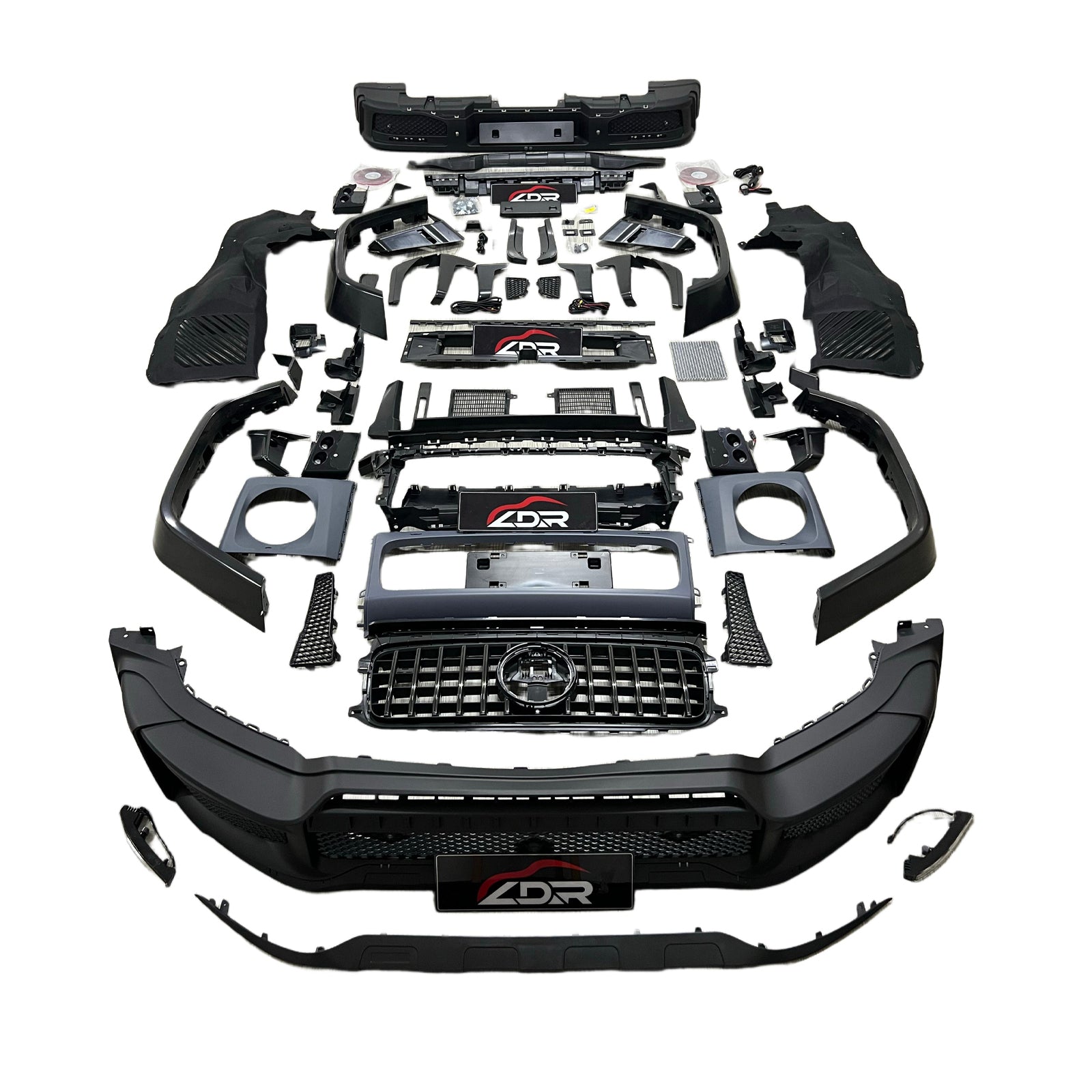 Body Kit for Mercedes Benz G Class W463a W464 2019-2024 Upgrade 2025 W465 AMG G63 / B Style / B800 / Rocket B900 Style Auto Body Kit Front & Rear Bumper LED Headlight