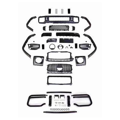 Body Kit for Mercedes Benz G Class W463a W464 2019-2024 Upgrade 2025 W465 AMG G63 / B Style / B800 / Rocket B900 Style Auto Body Kit Front & Rear Bumper LED Headlight