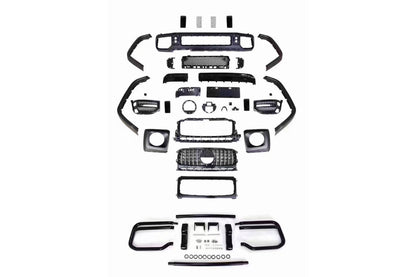 Body Kit for Mercedes Benz G Class W463a W464 G63 2019-2024 Upgrade 2025 W465 AMG G63 / BRABUS / B800 / Rocket B900 Style Auto Body Kit Front & Rear Bumper LED Headlight