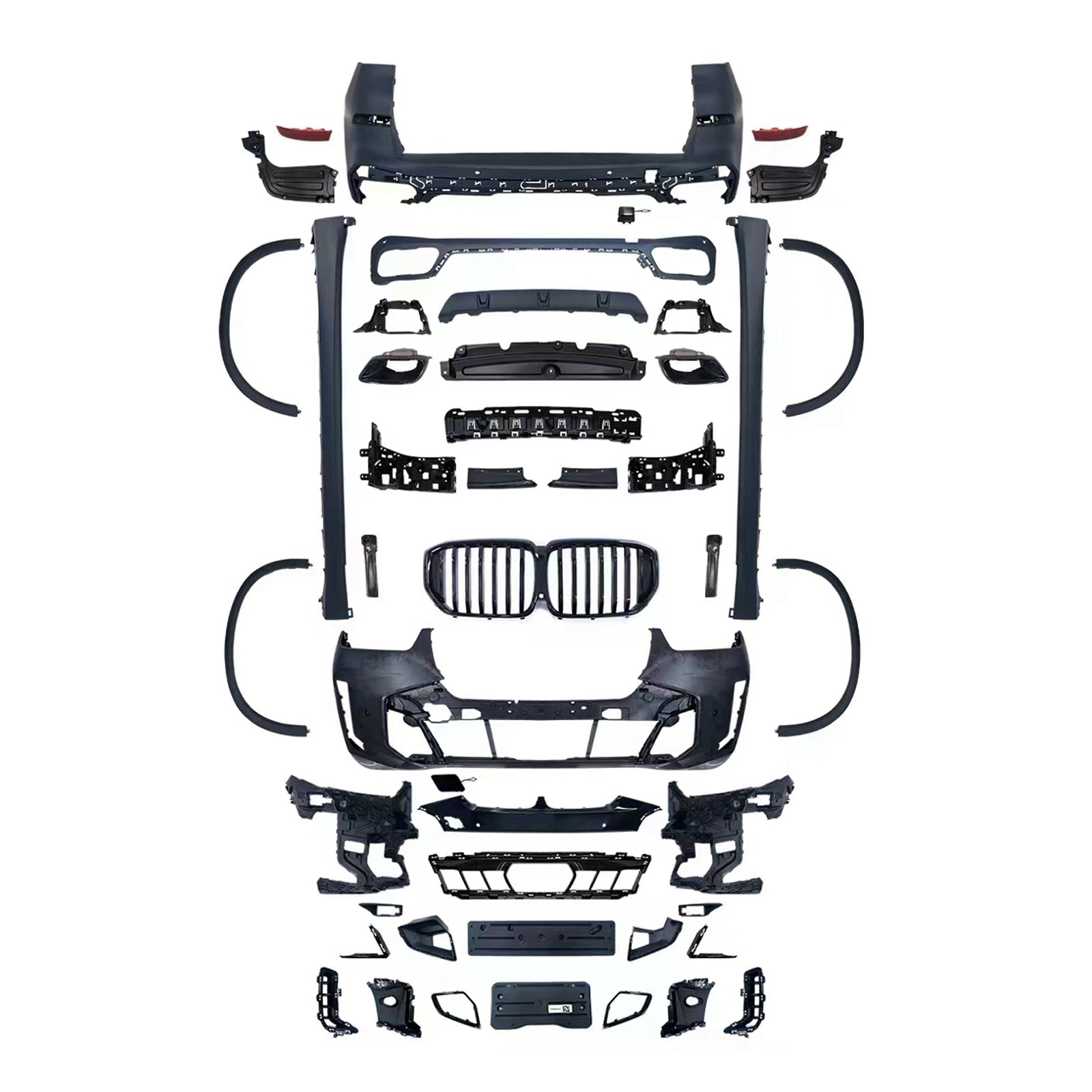 Body Kit for BMW X5 G05 2019-2023 Upgrade to G05 2026 X5M Style Auto Body Kit Front & Rear Bumper LED Headlight