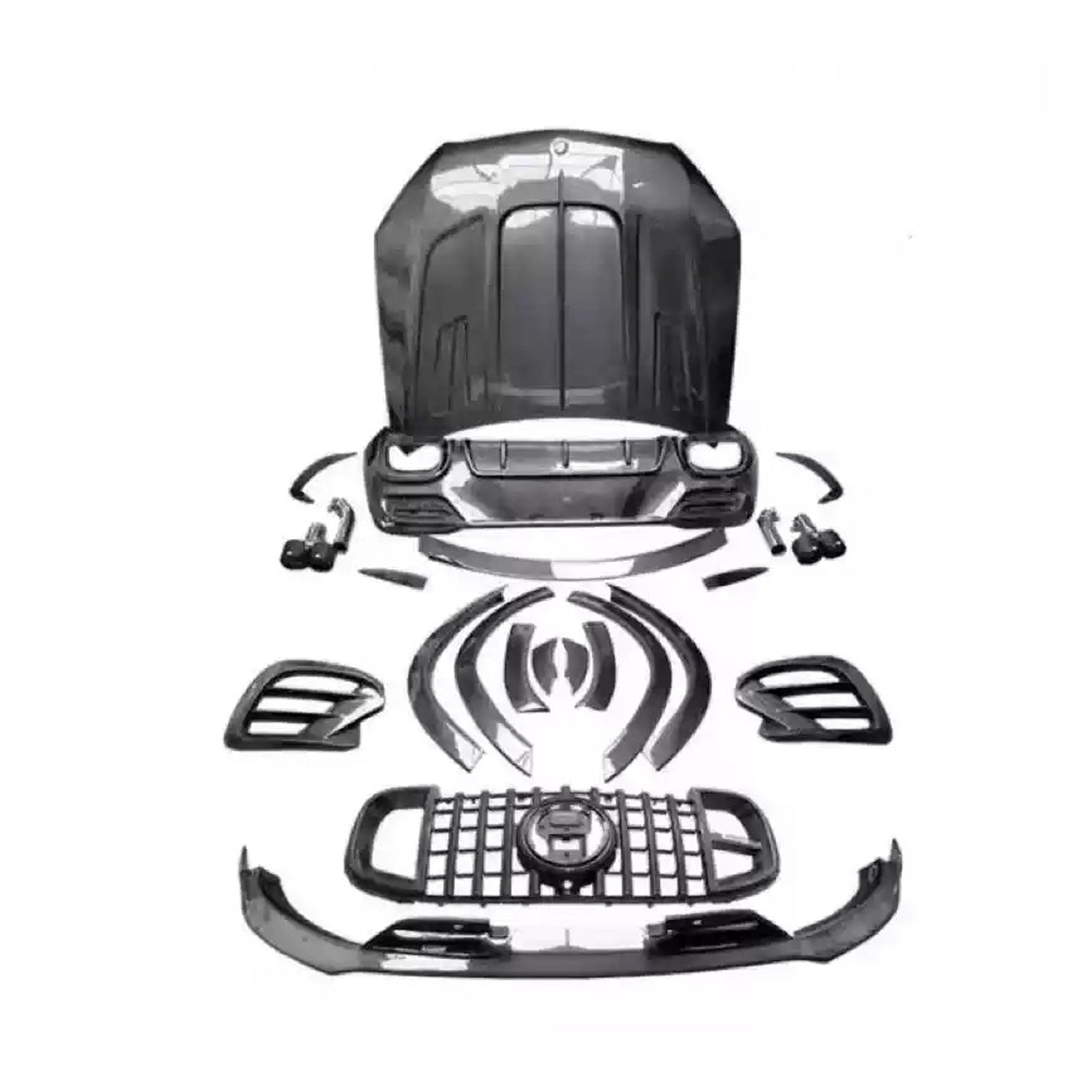 For Mercedes Benz GLE Class W167 (2020-2024) Upgrade GLE53/GLE63/B-Style Body Kit