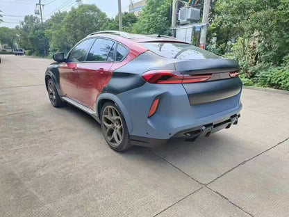 Body Kit for BMW X6 E71 2008-2014 Upgrade to 2023+ G06 X6M / MT Style Auto Body Kit Front & Rear Bumper